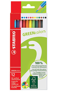 STABILO GREENcolors – экологически безопасные карандаши для детского творчества